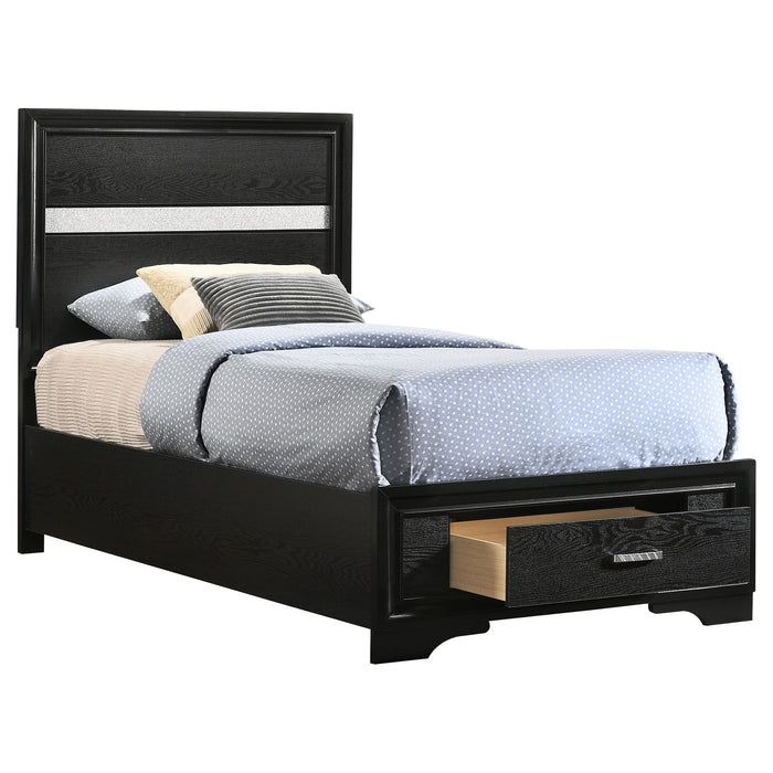 Miranda Panel Platform Storage Bed
