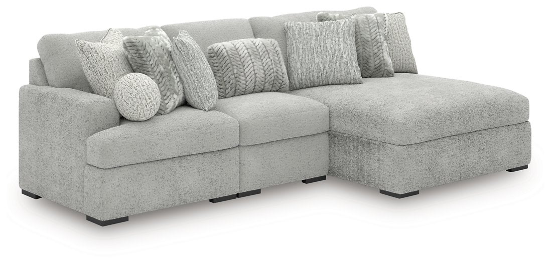 Cuddle Plush Sectional with Chaise