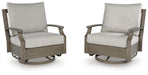 Rainier Ranch Outdoor Swivel Glider Chair with Cushion image