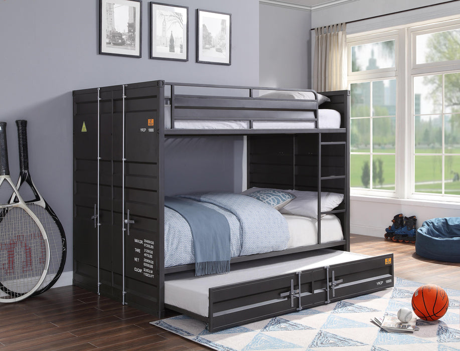 Cargo Gunmetal Bunk Bed (Full/Full) image