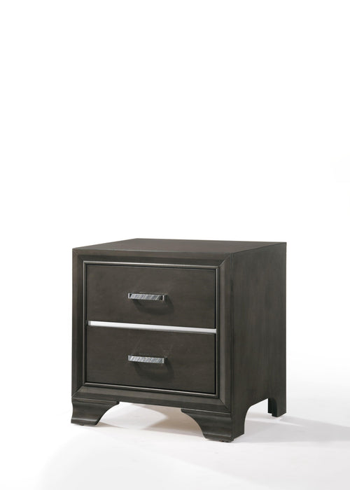 Carine II Gray Nightstand image