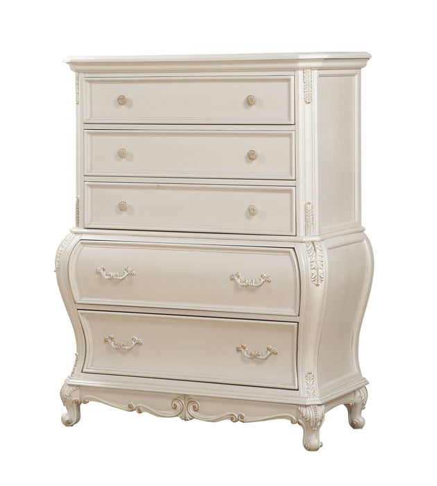Chantelle Pearl White Chest