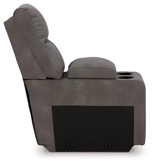 Next-Gen DuraPella Power Reclining Sectional Loveseat with Console