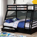 California Iv Black Twin/Full Bunk Bed image