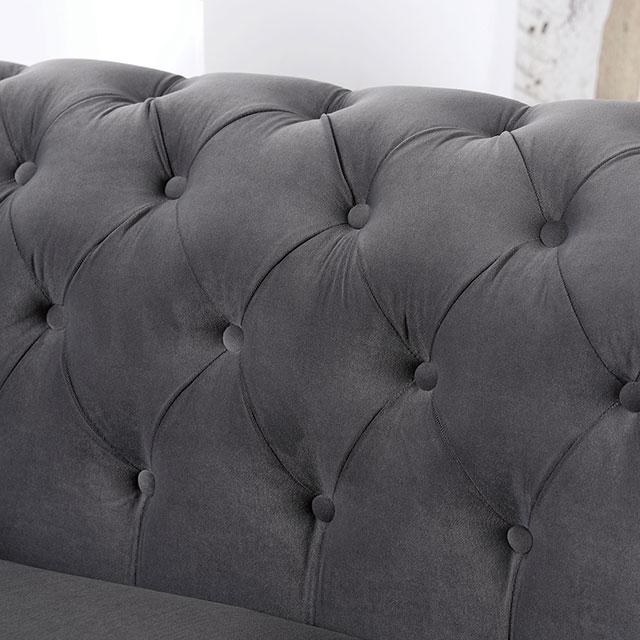 CASTELLON Loveseat, Dark Gray