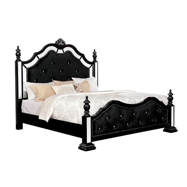 Azha Black Cal.King Bed