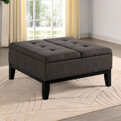 FAZIO Storage Ottoman, Gray image