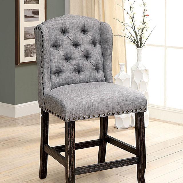 SANIA Counter Ht. Wingback Chair (2/CTN)