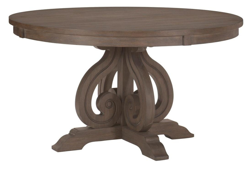 Toulon  Round Dining Table in Dark Pewter 5438-54*