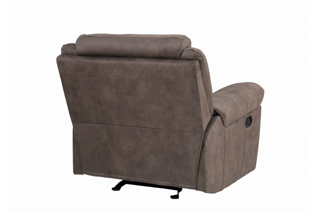 Aram Glider Reclining Chair in Dark Brown 8206NF-1