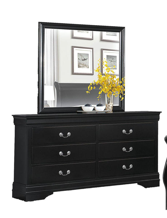 Mayville 6 Drawer Dresser in Black 2147BK-5