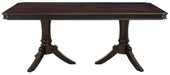 Homelegance Marston Rectangular Dining Table in Dark Cherry 2615DC-96 image