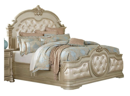 Antoinetta Queen Panel Bed in Champagne Wood 1919NC-1* image