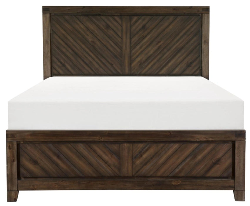 Parnell Queen Panel Bed in Rustic Cherry 1648-1*