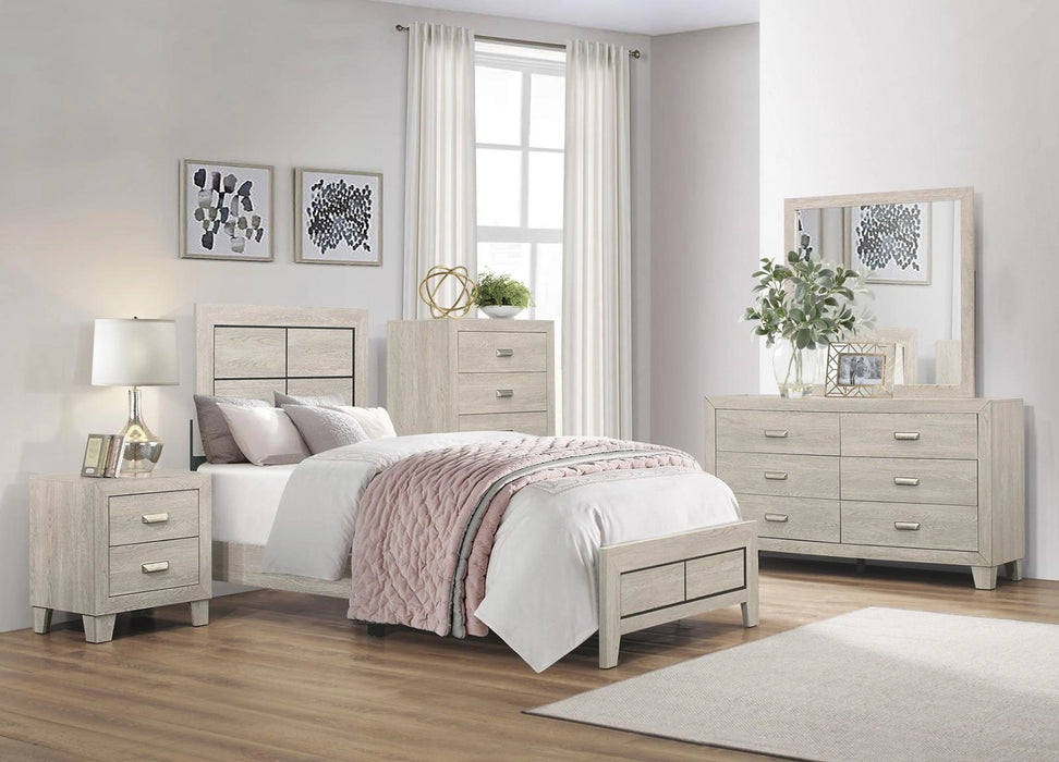 Quinby 6 Drawer Dresser in Light Brown 1525-5