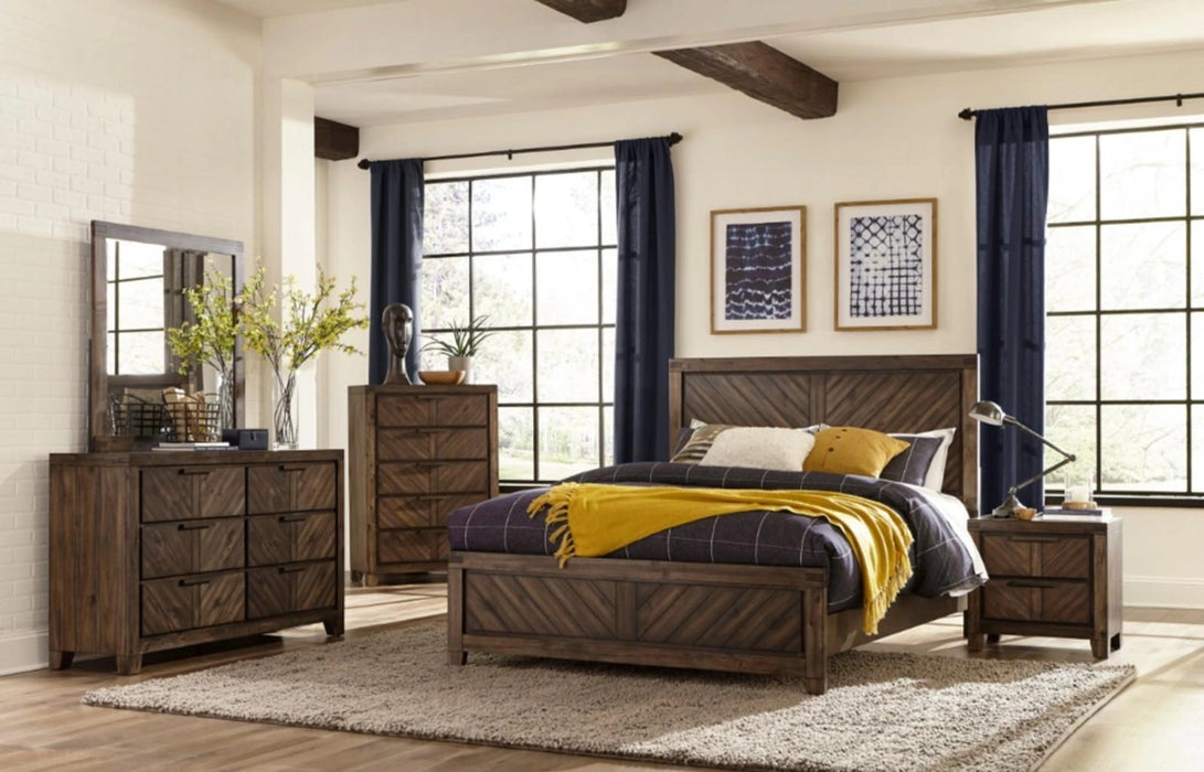 Parnell Nightstand in Rustic Cherry 1648-4