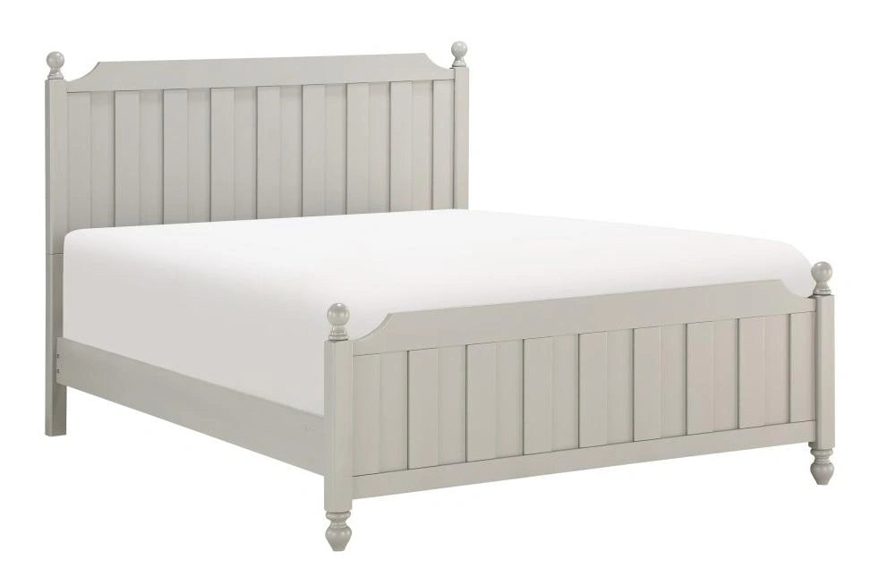 Wellsummer Full Panel Bed in Gray 1803GYF-1*