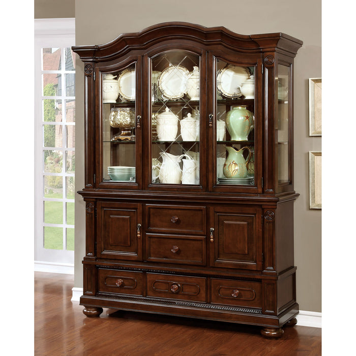 Alpena Brown Cherry Hutch & Buffet