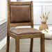 GIANNA Rustic Pine/Brown Side Chair (2/CTN) image