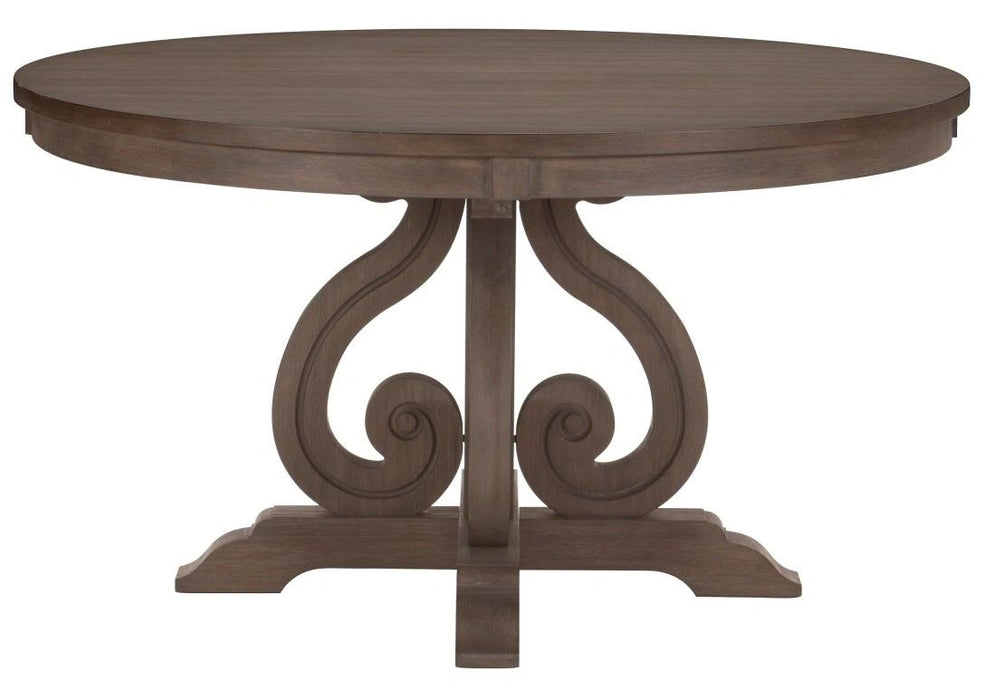 Toulon  Round Dining Table in Dark Pewter 5438-54*