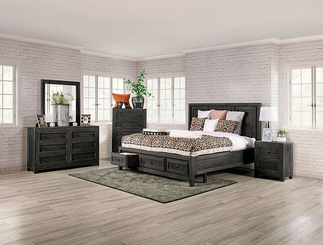 Oakridge Bed Brown & Grey